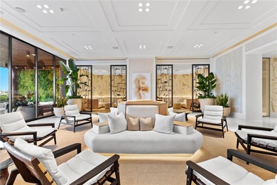 An exceptional flow-through residence at Palazzo Della Luna on Fisher Island Club in Florida - for sale on GolfHomes.com, golf home, golf lot