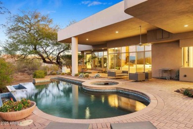 Located in the prestigious guard-gated community of Candlewood on Troon North Golf Club  in Arizona - for sale on GolfHomes.com, golf home, golf lot