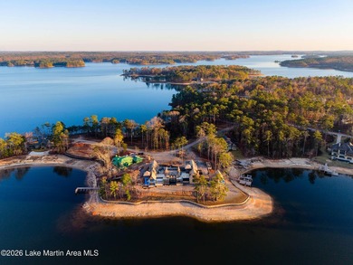 Dramatically set on one of the most remarkable private points on on Wicker Point Golf Club in Alabama - for sale on GolfHomes.com, golf home, golf lot