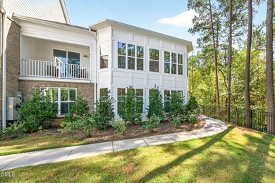 Absolutely gorgeous Private END UNIT 1st FLOOR RANCH condo on Brier Creek Country Club in North Carolina - for sale on GolfHomes.com, golf home, golf lot