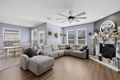 This spacious 4-bedroom, 3.5-bath floorplan includes a flex room on The Golf Club At Champions Circle in Texas - for sale on GolfHomes.com, golf home, golf lot