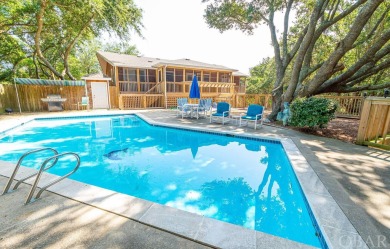 Classic Seascape beach house with *picture perfect* rear porch on Seascape Golf Links in North Carolina - for sale on GolfHomes.com, golf home, golf lot