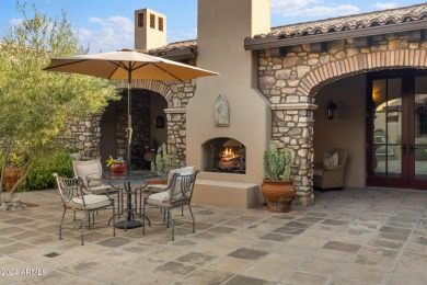 Imagine a Santa Barbara-inspired architectural gem situated on on Superstition Mountain Club - Lost Gold in Arizona - for sale on GolfHomes.com, golf home, golf lot