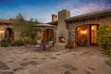 Imagine a Santa Barbara-inspired architectural gem situated on on Superstition Mountain Club - Lost Gold in Arizona - for sale on GolfHomes.com, golf home, golf lot