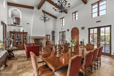 Imagine a Santa Barbara-inspired architectural gem situated on on Superstition Mountain Club - Lost Gold in Arizona - for sale on GolfHomes.com, golf home, golf lot