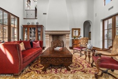 Imagine a Santa Barbara-inspired architectural gem situated on on Superstition Mountain Club - Lost Gold in Arizona - for sale on GolfHomes.com, golf home, golf lot