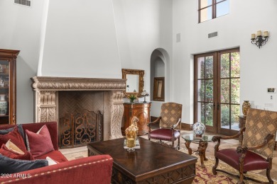 Imagine a Santa Barbara-inspired architectural gem situated on on Superstition Mountain Club - Lost Gold in Arizona - for sale on GolfHomes.com, golf home, golf lot