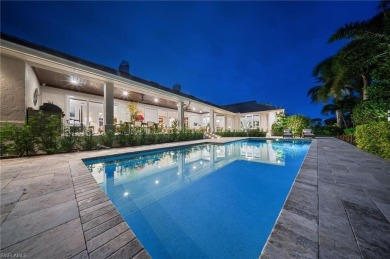 Welcome to your dream one-story lakefront pool home with over on Club at Pelican Bay Golf Course in Florida - for sale on GolfHomes.com, golf home, golf lot