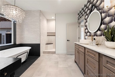 Experience luxury in this stunning 5,500 sq ft home that blends on The Club At Porto Cima in Missouri - for sale on GolfHomes.com, golf home, golf lot