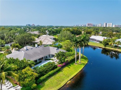 Welcome to your dream one-story lakefront pool home with over on Club at Pelican Bay Golf Course in Florida - for sale on GolfHomes.com, golf home, golf lot