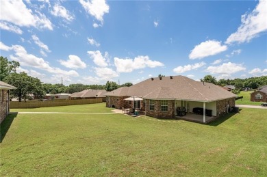 Move-in ready  brick home on nearly an acre (two lots) just East on River Valley Golf Course in Arkansas - for sale on GolfHomes.com, golf home, golf lot