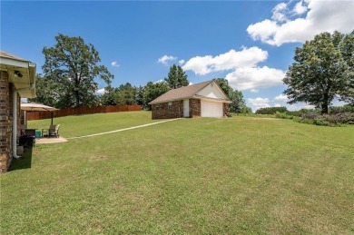 Move-in ready  brick home on nearly an acre (two lots) just East on River Valley Golf Course in Arkansas - for sale on GolfHomes.com, golf home, golf lot