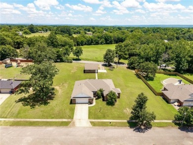 Move-in ready  brick home on nearly an acre (two lots) just East on River Valley Golf Course in Arkansas - for sale on GolfHomes.com, golf home, golf lot