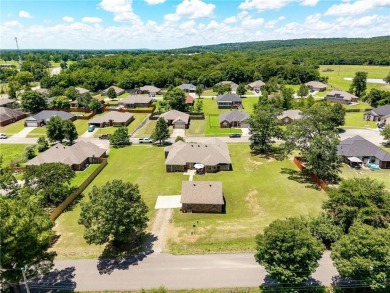 Move-in ready  brick home on nearly an acre (two lots) just East on River Valley Golf Course in Arkansas - for sale on GolfHomes.com, golf home, golf lot