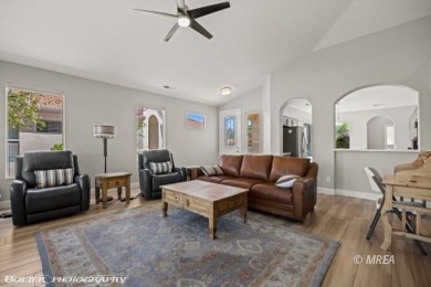 Tucked just off the fairway, this inviting 2-bedroom home offers on The Oasis Golf Club in Nevada - for sale on GolfHomes.com, golf home, golf lot