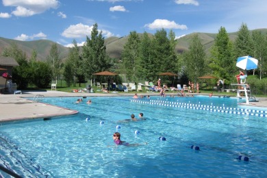 Quiet end location. Elevated site. Sun drenched decks w mt & on Elkhorn Golf Club in Idaho - for sale on GolfHomes.com, golf home, golf lot