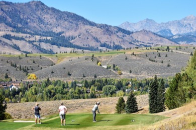 Quiet end location. Elevated site. Sun drenched decks w mt & on Elkhorn Golf Club in Idaho - for sale on GolfHomes.com, golf home, golf lot