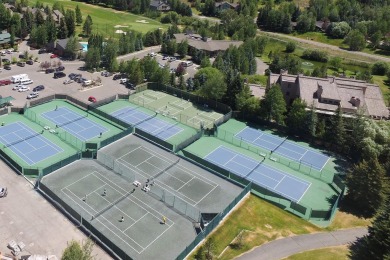 Quiet end location. Elevated site. Sun drenched decks w mt & on Elkhorn Golf Club in Idaho - for sale on GolfHomes.com, golf home, golf lot