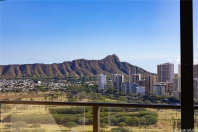 Desirable Corner End unit with breathtaking panoramic views of on Ala Wai Golf Course in Hawaii - for sale on GolfHomes.com, golf home, golf lot