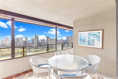 Desirable Corner End unit with breathtaking panoramic views of on Ala Wai Golf Course in Hawaii - for sale on GolfHomes.com, golf home, golf lot