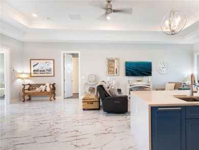 The ultimate saltwater lifestyle awaits in this like-new 2021 on Palm Harbor Golf Club in Florida - for sale on GolfHomes.com, golf home, golf lot