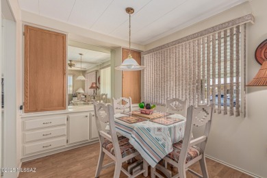 This 2 bedroom/2bath mobile home is immaculate and incredibly on Tucson Estates Golf Course in Arizona - for sale on GolfHomes.com, golf home, golf lot