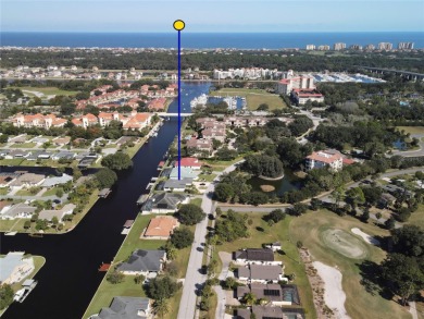 The ultimate saltwater lifestyle awaits in this like-new 2021 on Palm Harbor Golf Club in Florida - for sale on GolfHomes.com, golf home, golf lot