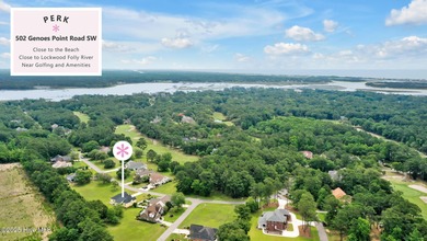 Welcome to your coastal sanctuary, where the tranquil shores of on Lockwood Folly Country Club in North Carolina - for sale on GolfHomes.com, golf home, golf lot