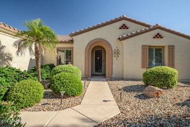 Welcome to your extended Hacienda, a rare 3 bedroom plus den on Sun City Grand Golf Couse and Club in Arizona - for sale on GolfHomes.com, golf home, golf lot