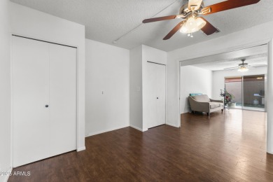 Step inside this 3-bedroom patio home in the sought-after on Leisure World Country Club in Arizona - for sale on GolfHomes.com, golf home, golf lot