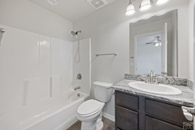Welcome to 37 W Bonanza Drive, a stunning two-story home nestled on Desert Hawk At Pueblo West in Colorado - for sale on GolfHomes.com, golf home, golf lot