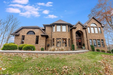 Sheathed in an exquisite brick exterior, this luxurious custom on Lakeview Golf Resort and Spa - Lakeview in West Virginia - for sale on GolfHomes.com, golf home, golf lot