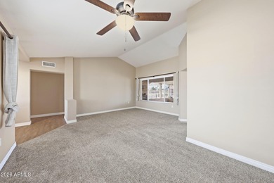 This stunning Wexford model sits on an oversized corner on Trail Ridge Golf Course in Arizona - for sale on GolfHomes.com, golf home, golf lot