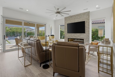 This expanded Sanctuary floor plan-one of the most coveted and on Mission Hills Golf Club in California - for sale on GolfHomes.com, golf home, golf lot