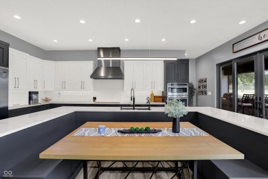 This almost new luxury home was built in 2020 with every detail on Dyes Walk Golf Course in Indiana - for sale on GolfHomes.com, golf home, golf lot