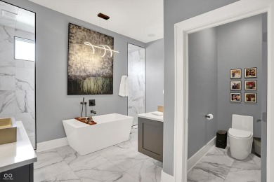 This almost new luxury home was built in 2020 with every detail on Dyes Walk Golf Course in Indiana - for sale on GolfHomes.com, golf home, golf lot