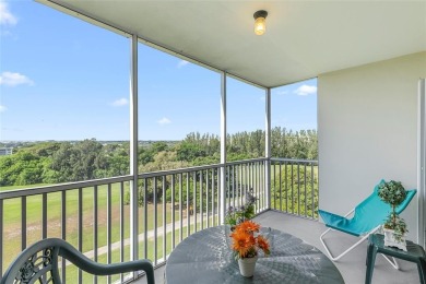 Step into this lower penthouse condo where vintage charm meets on Palm-Aire Country Club and Resort - Palms in Florida - for sale on GolfHomes.com, golf home, golf lot