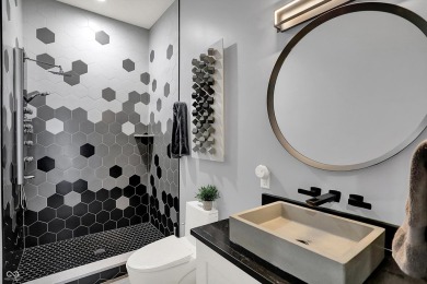 This almost new luxury home was built in 2020 with every detail on Dyes Walk Golf Course in Indiana - for sale on GolfHomes.com, golf home, golf lot