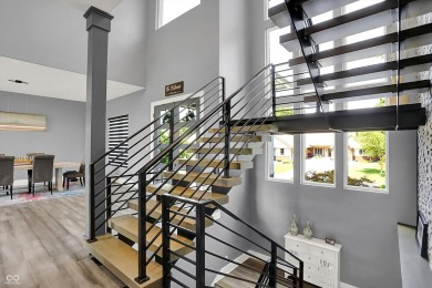 This almost new luxury home was built in 2020 with every detail on Dyes Walk Golf Course in Indiana - for sale on GolfHomes.com, golf home, golf lot