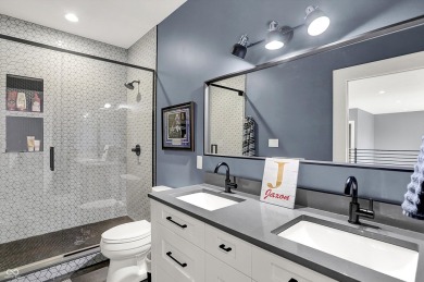 This almost new luxury home was built in 2020 with every detail on Dyes Walk Golf Course in Indiana - for sale on GolfHomes.com, golf home, golf lot