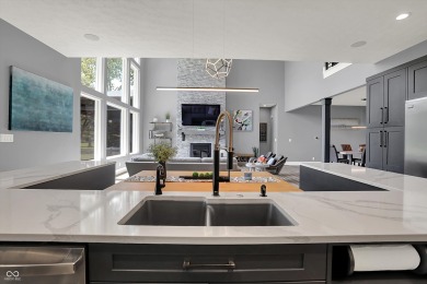 This almost new luxury home was built in 2020 with every detail on Dyes Walk Golf Course in Indiana - for sale on GolfHomes.com, golf home, golf lot