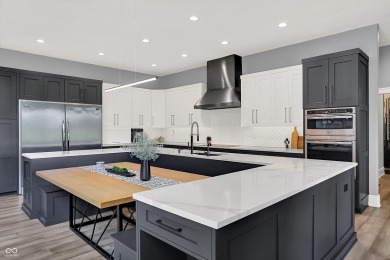 This almost new luxury home was built in 2020 with every detail on Dyes Walk Golf Course in Indiana - for sale on GolfHomes.com, golf home, golf lot