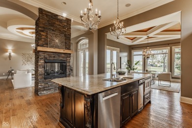 Old world charm meets modern luxury on the 2nd fairway of on Stony Creek Golf Club in Indiana - for sale on GolfHomes.com, golf home, golf lot