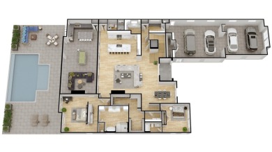 Amazing custom designed being built directly on the waterway on  in South Carolina - for sale on GolfHomes.com, golf home, golf lot