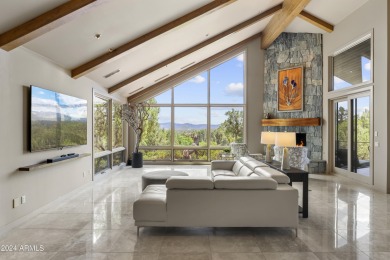 BEST VIEWS ON THE MARKET! This exquisite mountain retreat is on The Golf Club At Chaparral Pines in Arizona - for sale on GolfHomes.com, golf home, golf lot