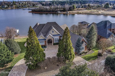 Custom built home with brick & stone exterior in premier on Tanasi Golf Course in Tennessee - for sale on GolfHomes.com, golf home, golf lot