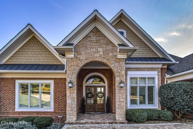 Custom built home with brick & stone exterior in premier on Tanasi Golf Course in Tennessee - for sale on GolfHomes.com, golf home, golf lot
