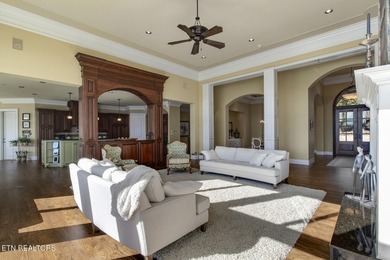 Custom built home with brick & stone exterior in premier on Tanasi Golf Course in Tennessee - for sale on GolfHomes.com, golf home, golf lot