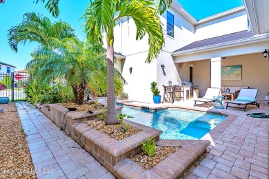 Beautiful courtyard home with private pool in sought after on Duran Golf Course in Florida - for sale on GolfHomes.com, golf home, golf lot
