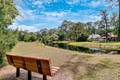Tucked at the end of a quiet cul-de-sac, this home sits on a on Country Club of Hilton Head in South Carolina - for sale on GolfHomes.com, golf home, golf lot